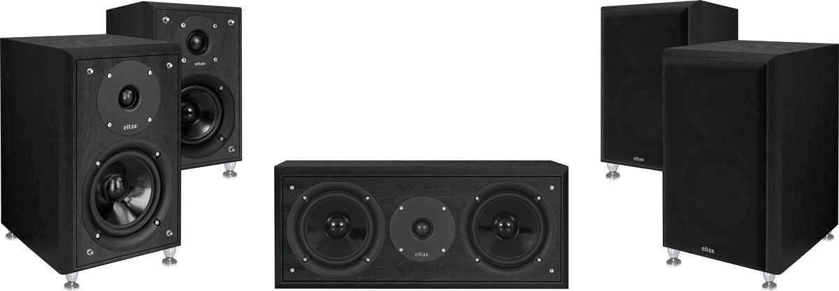 Packs d'enceintes grand spectacle Eltax Monitor 31 HC Noir