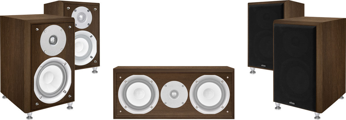 Packs d'enceintes grand spectacle Eltax Monitor 31 HC Noyer