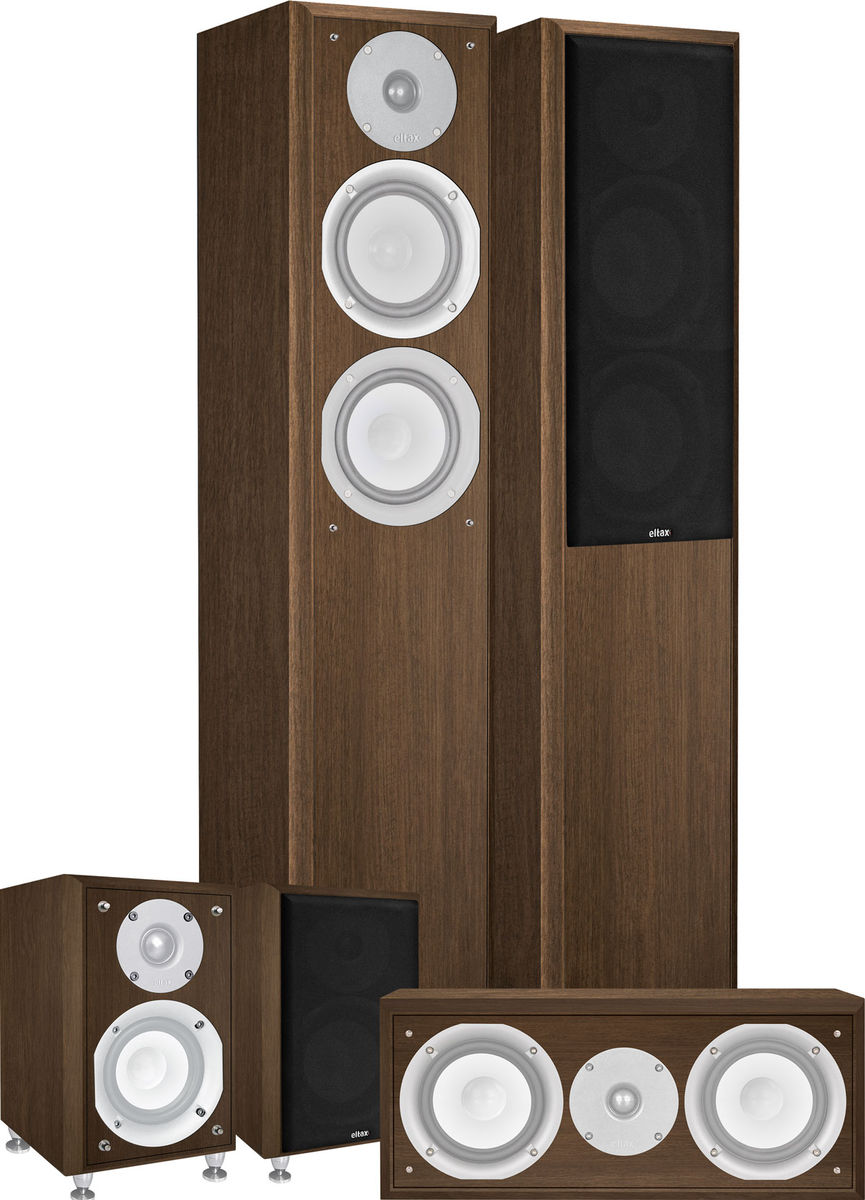 Packs d'enceintes grand spectacle Eltax Monitor 91 HC Noyer