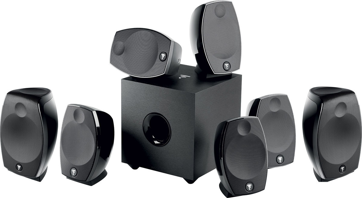 Packs d'enceintes compactes Focal Sib Evo Atmos 7.1.2 Noir