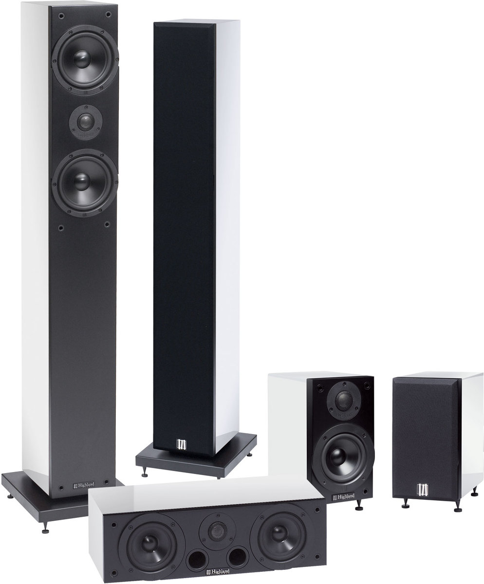 Packs d'enceintes grand spectacle Highland Audio Oran 45 HC Blanc laqué