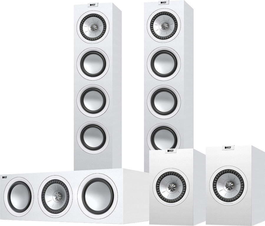 Packs d'enceintes grand spectacle KEF Q550 System Blanc