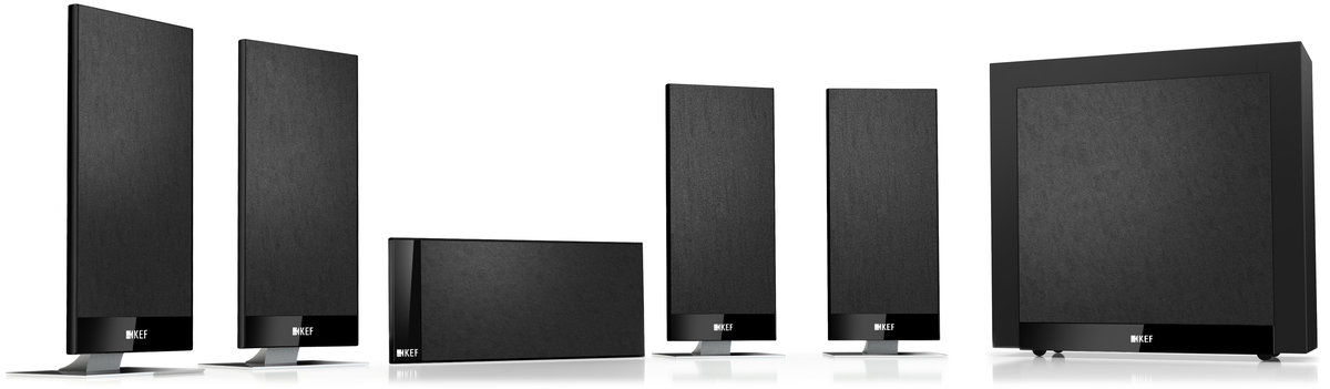 Packs d'enceintes compactes KEF T105 Noir