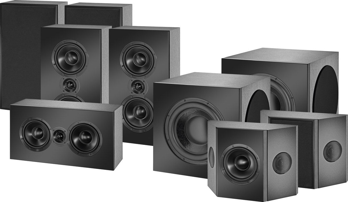 Packs d'enceintes grand spectacle Magnat THX 7.2