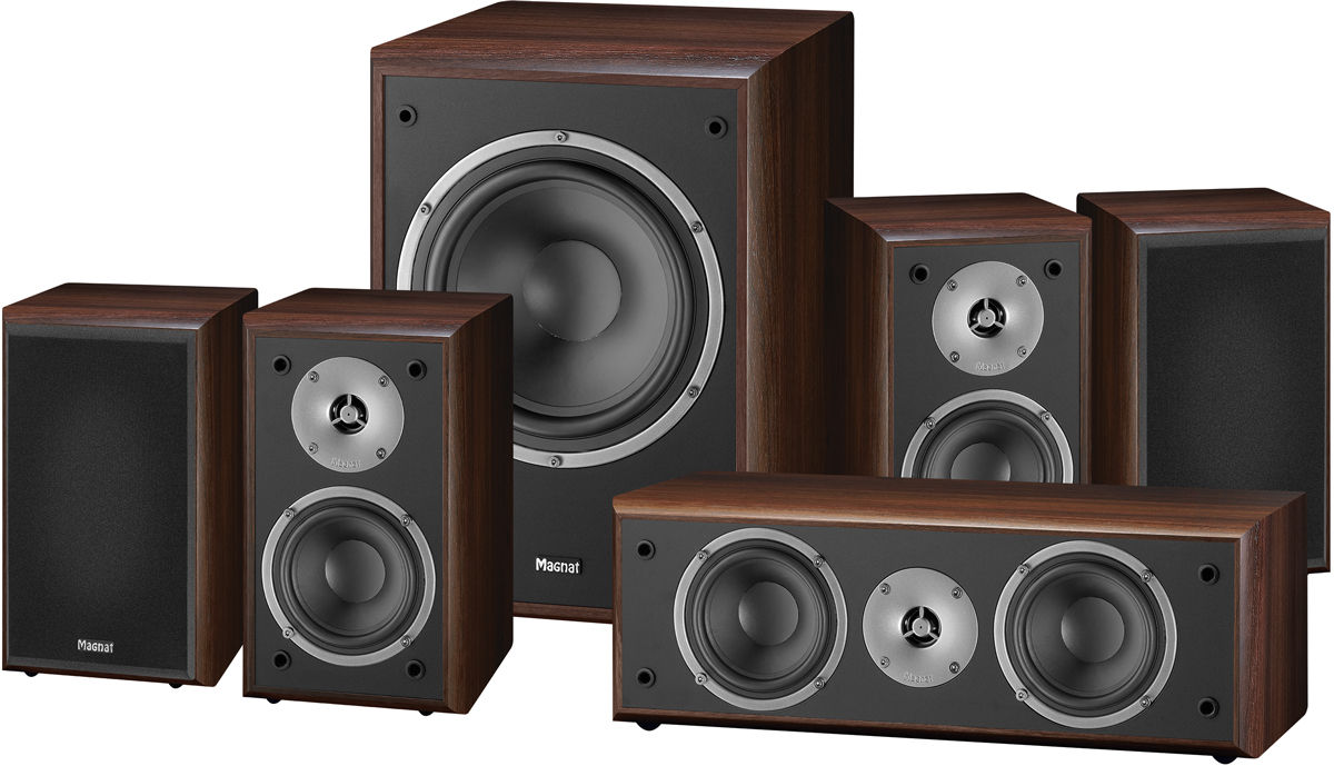 Packs d'enceintes grand spectacle Magnat Monitor Supreme 102 Moka HC 5.1