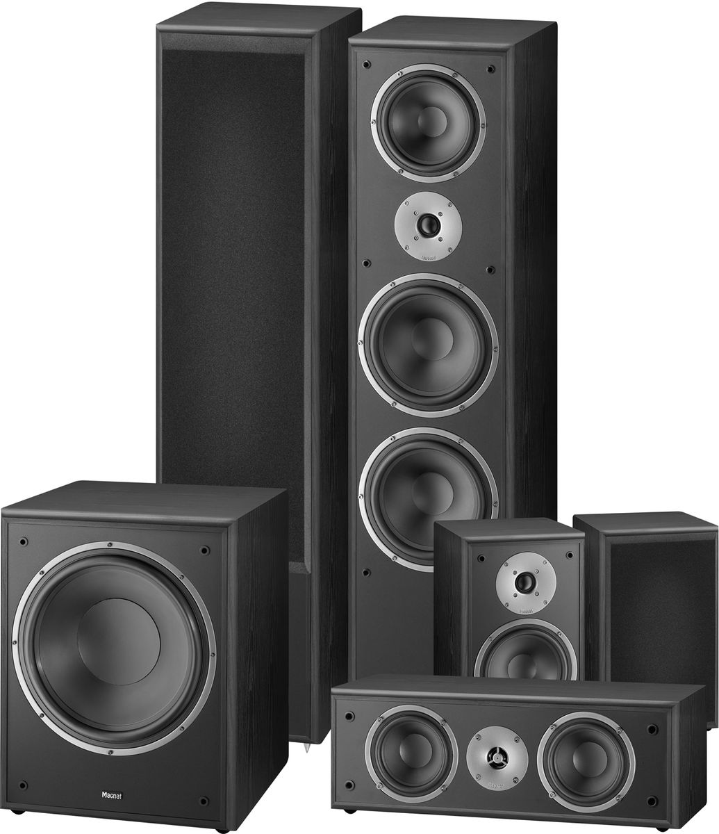 Packs d'enceintes grand spectacle Magnat Monitor Supreme 2002 Noir HC 5.1