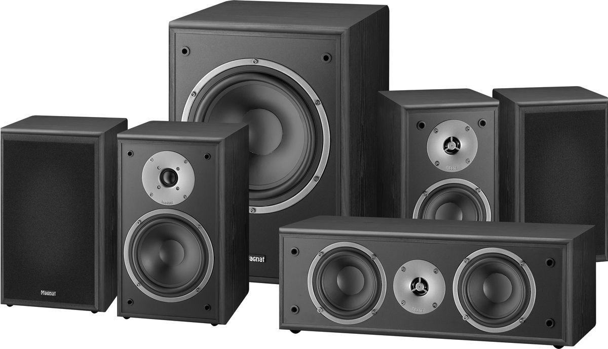 Packs d'enceintes grand spectacle Magnat Monitor Supreme 202 Noir HC 5.1