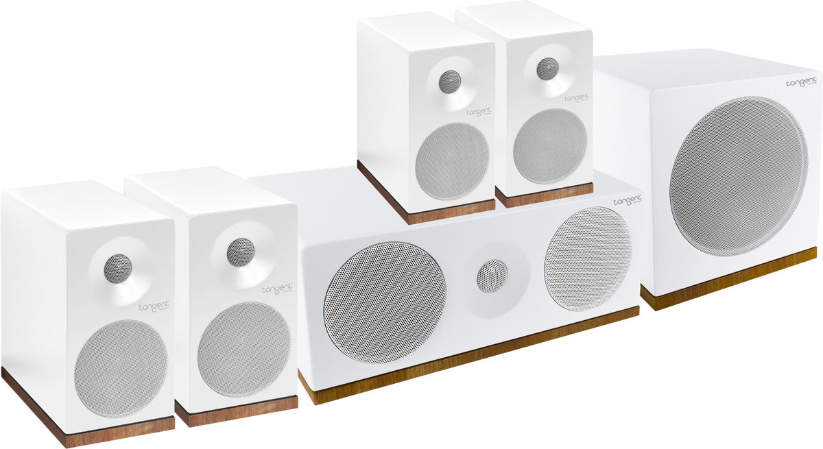 Packs d'enceintes grand spectacle Tangent Spectrum X5 HC 5.1 Blanc
