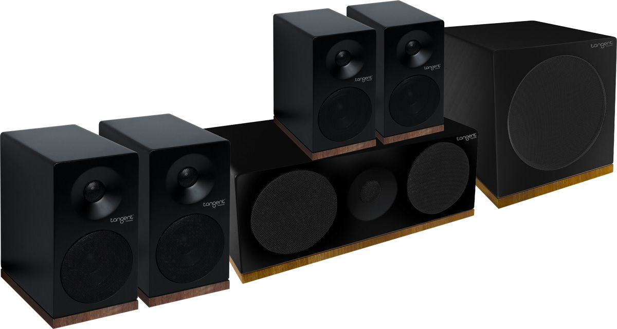 Packs d'enceintes grand spectacle Tangent Spectrum X5 HC 5.1 Noir