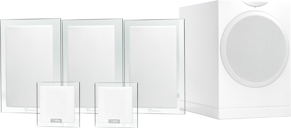 Packs d'enceintes compactes Waterfall Hurricane Serio 5.1 Blanc