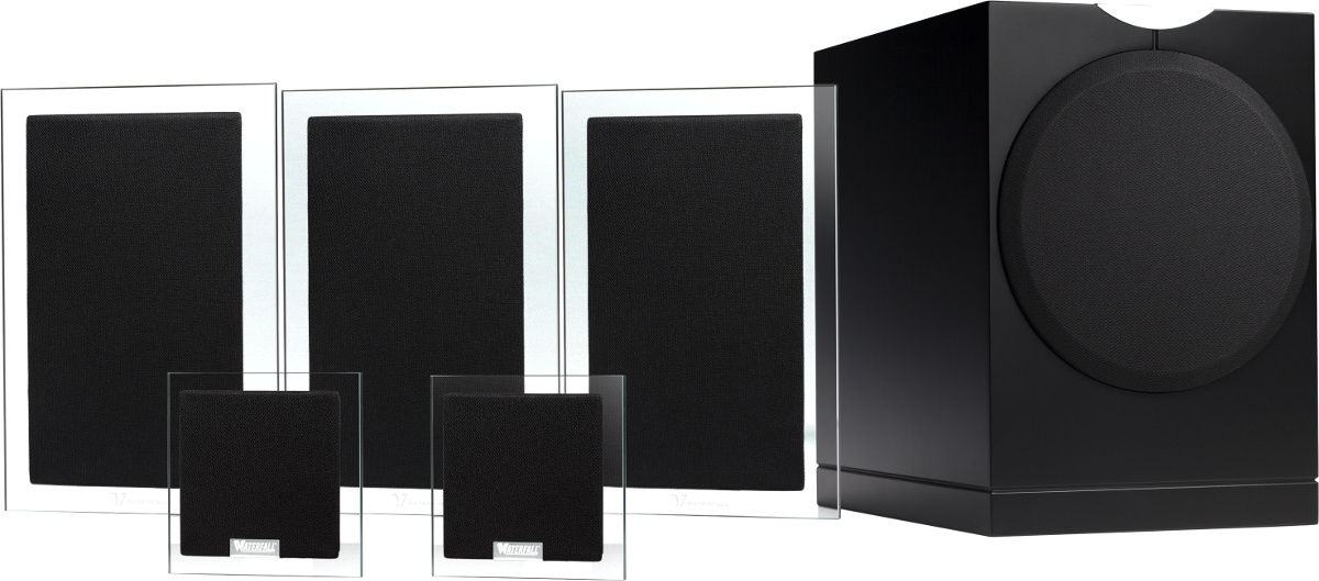 Packs d'enceintes compactes Waterfall Hurricane Serio 5.1 Noir