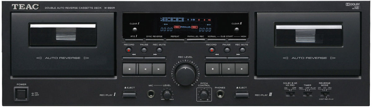 Teac W-890R Noir - Platines cassette sur Son-Vidéo.com
