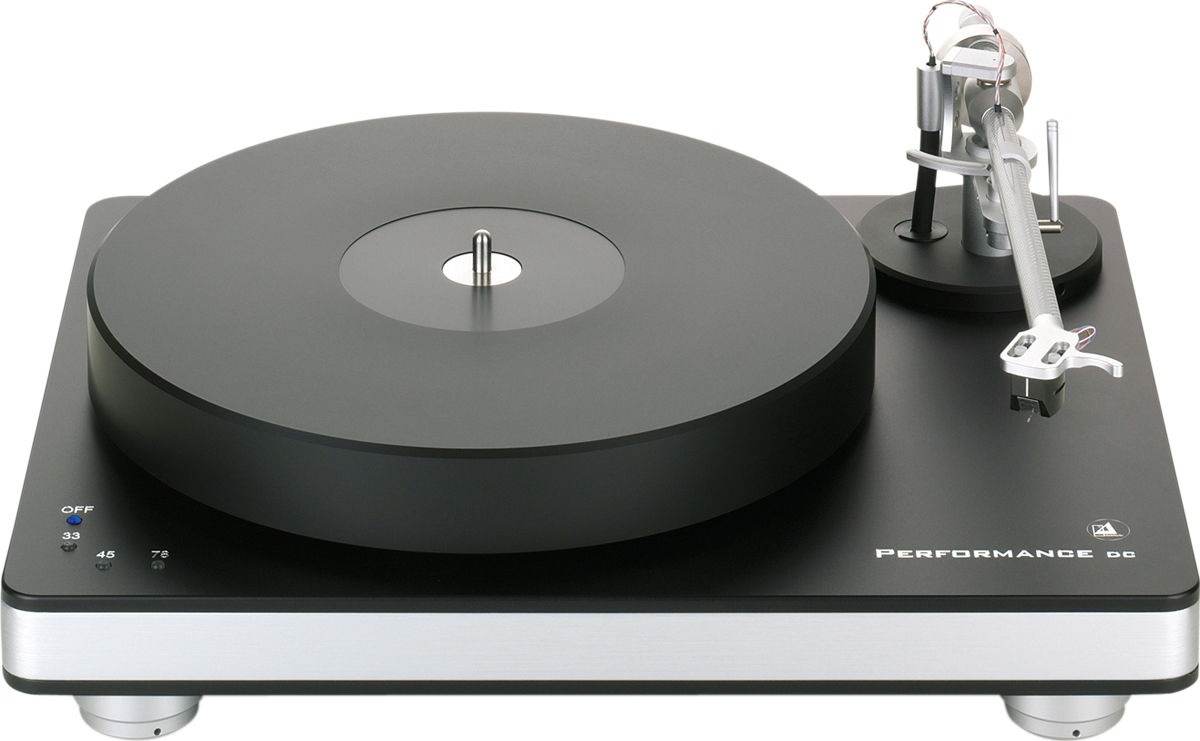 Platines vinyle hi-fi Clearaudio Performance DC Noir & chassis Silver