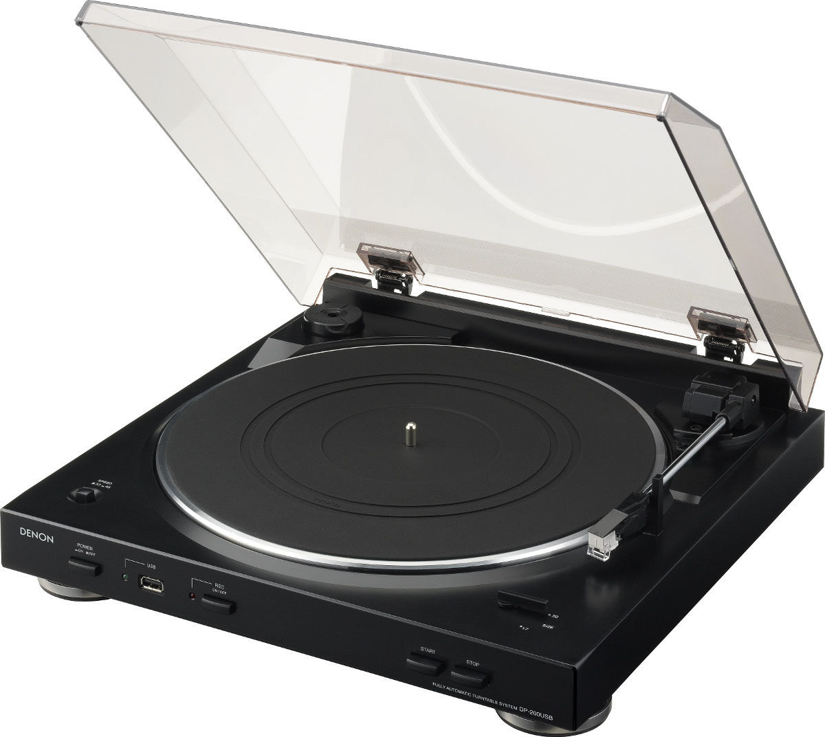 Platines vinyle USB Denon DP-200USB Noir