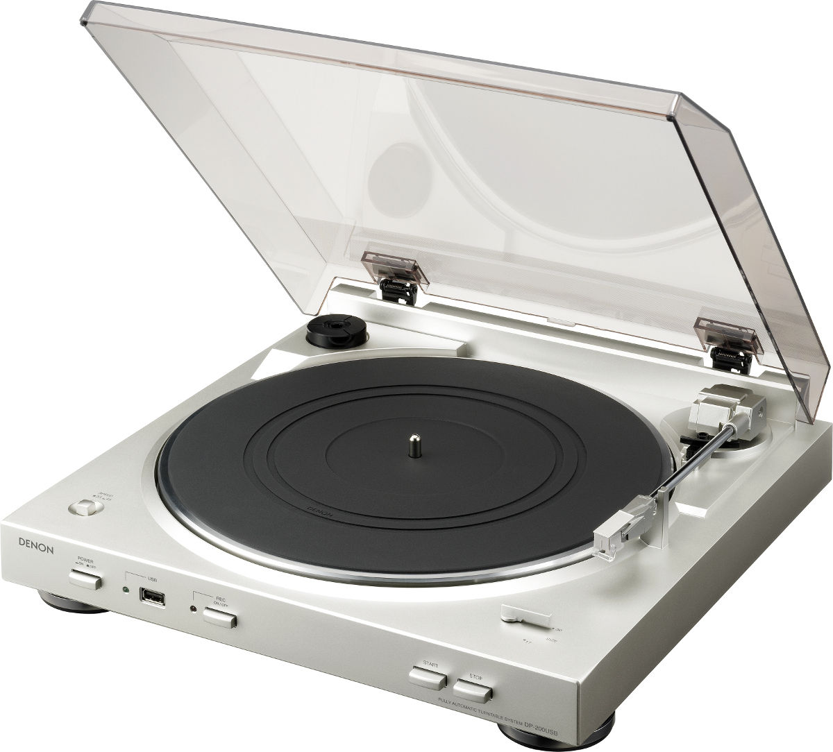 Platines vinyle USB Denon DP-200USB Silver