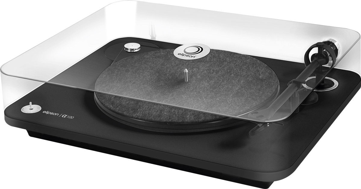 Platines vinyle hi-fi Elipson Alpha 100 Noir mat