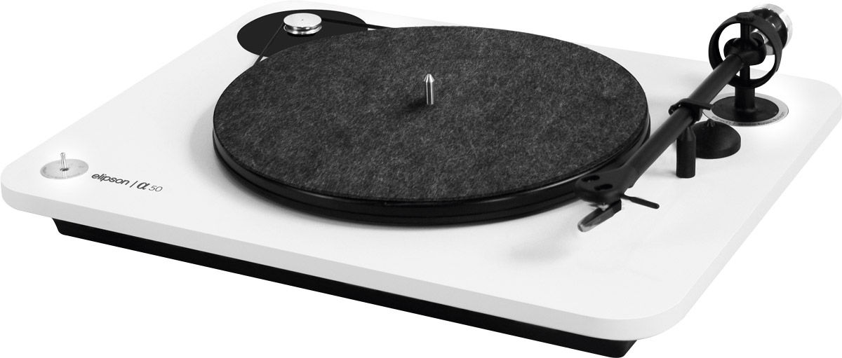 Platines vinyle hi-fi Elipson Alpha 50 Blanc mat