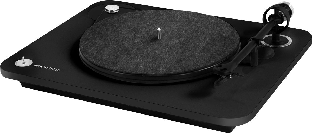 Platines vinyle hi-fi Elipson Alpha 50 Noir mat