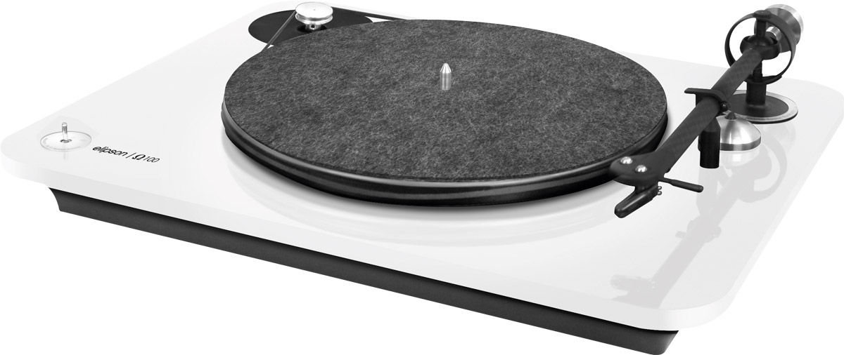 Platines vinyle hi-fi Elipson Omega 100 Blanc laqué