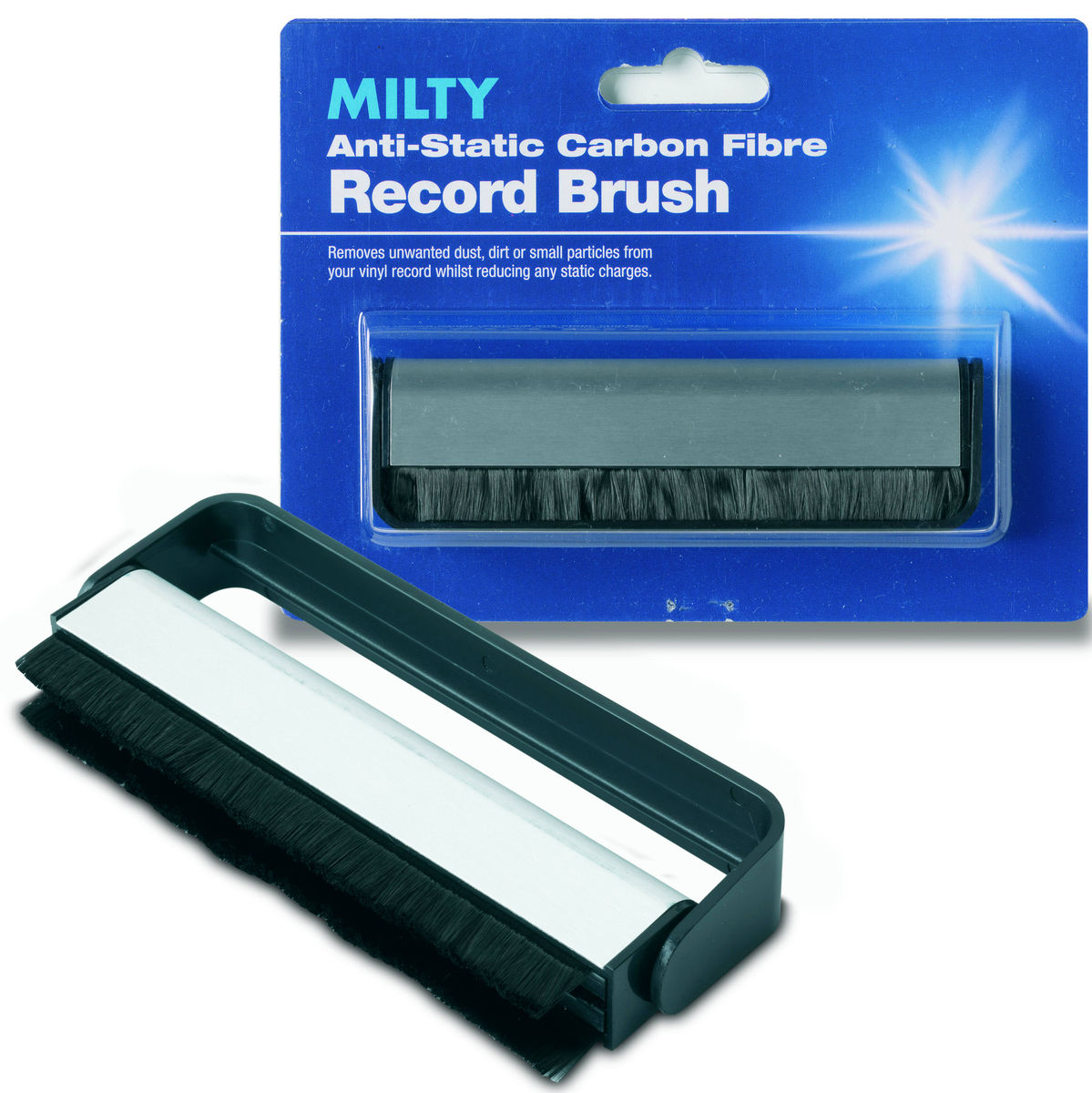 Entretien vinyle Milty Carbon Fibre Record Brush