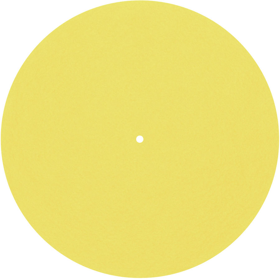 Plateaux et couvres-plateaux Pro-Ject Feutrine Jaune