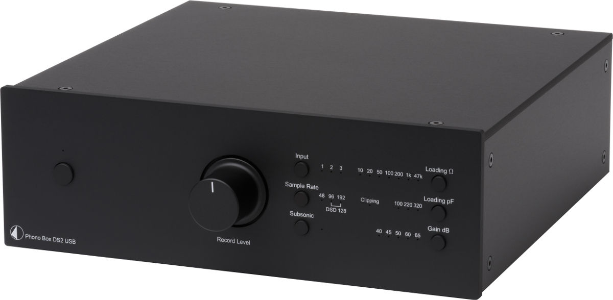 Préamplis phono Pro-Ject Phono Box DS2 USB Noir