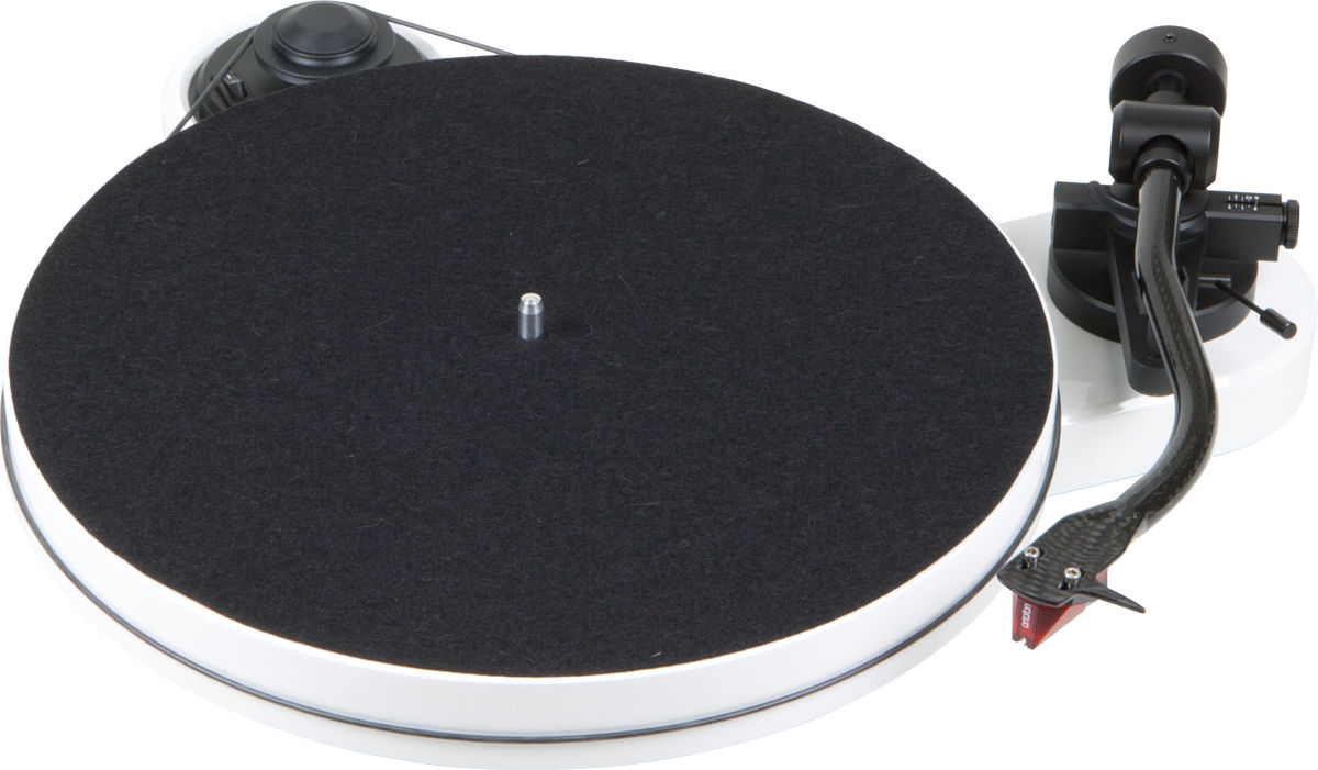 Platines vinyle hi-fi Pro-Ject RPM-1 Carbon Blanc laqué