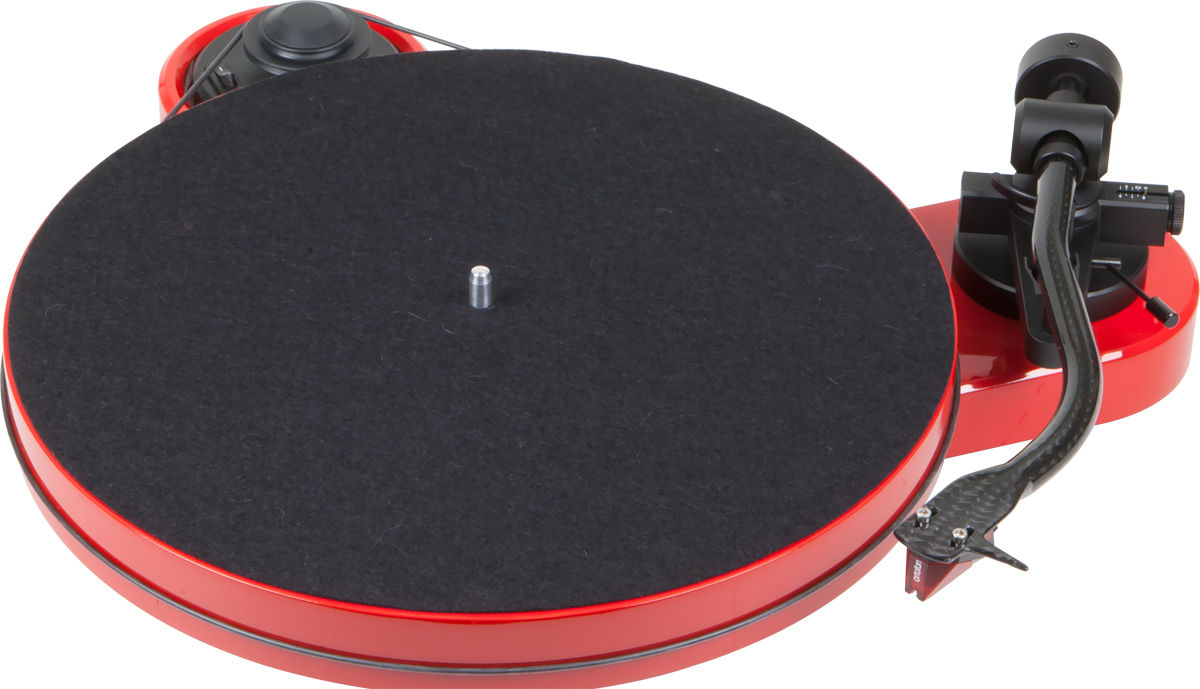 Platines vinyle hi-fi Pro-Ject RPM-1 Carbon Rouge laqué