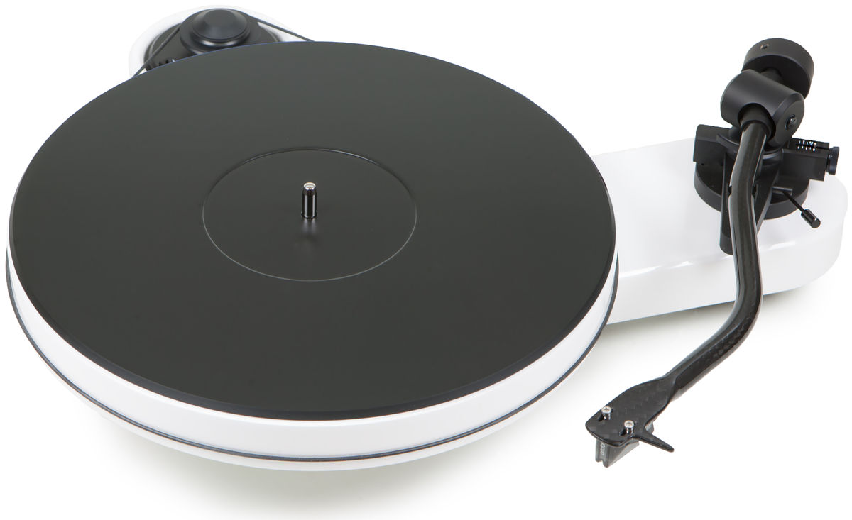 Platines vinyle hi-fi Pro-Ject RPM-3 Carbon Blanc laqué
