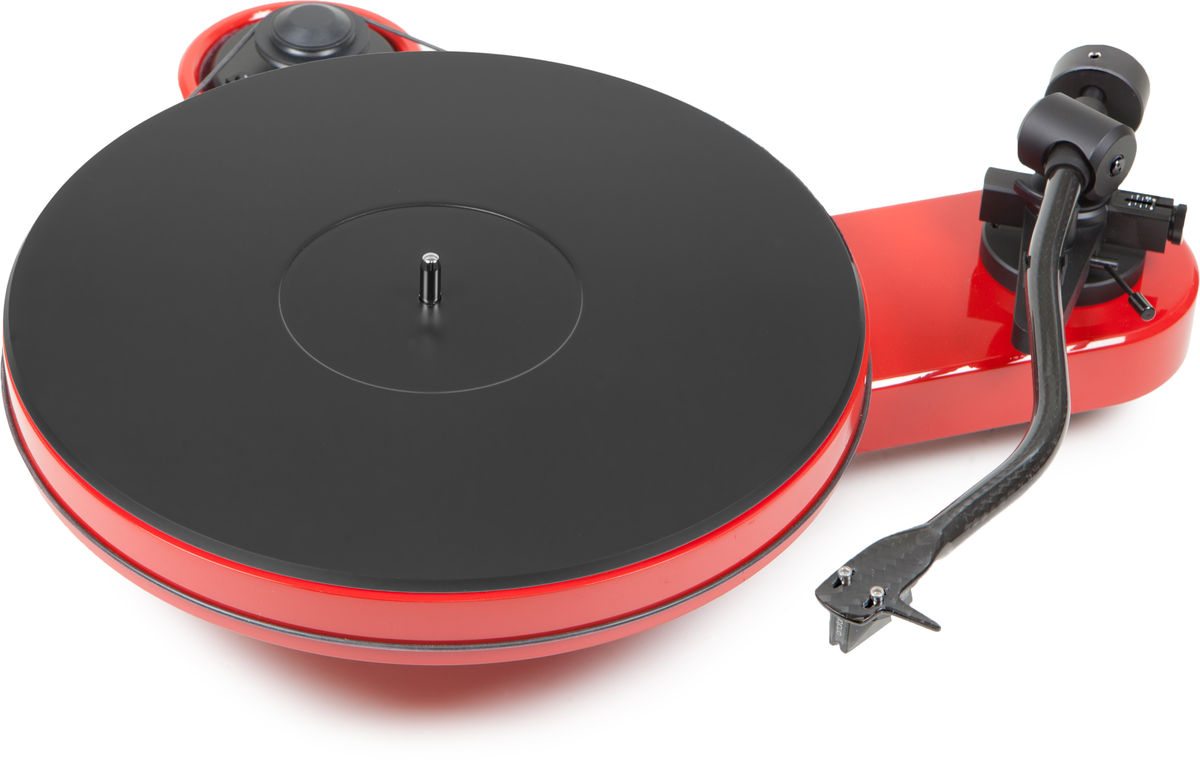 Platines vinyle hi-fi Pro-Ject RPM-3 Carbon Rouge laqué