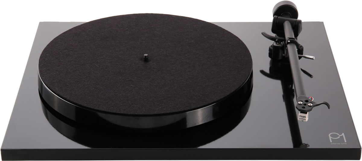 Platines vinyle hi-fi Rega Planar 1 Noir laqué Carbon MM