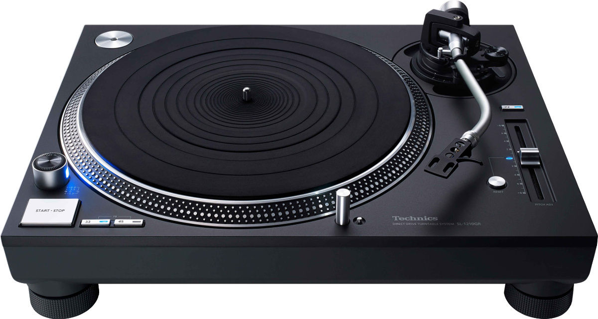 Platines vinyle hi-fi Technics SL-1210GR Noir
