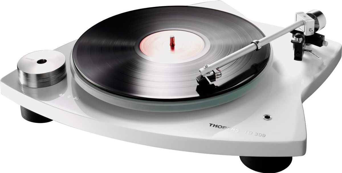 Platines vinyle hi-fi Thorens TD309 Blanc laqué