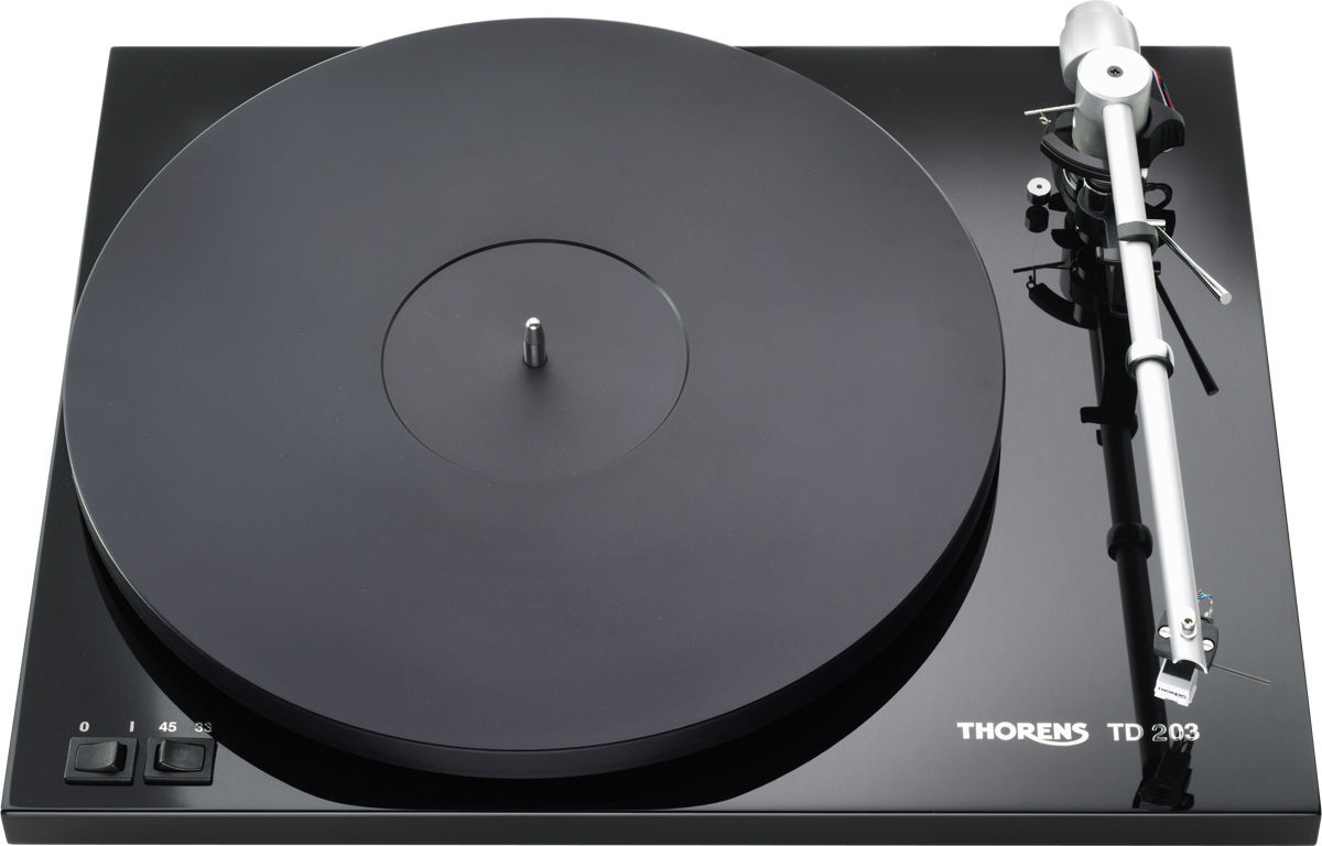 Platines vinyle hi-fi Thorens TD203 Noir Laqué