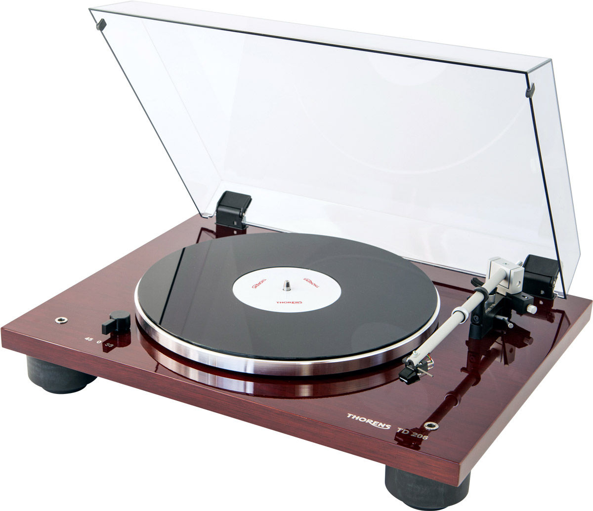 Platines vinyle hi-fi Thorens TD206 Mahogany