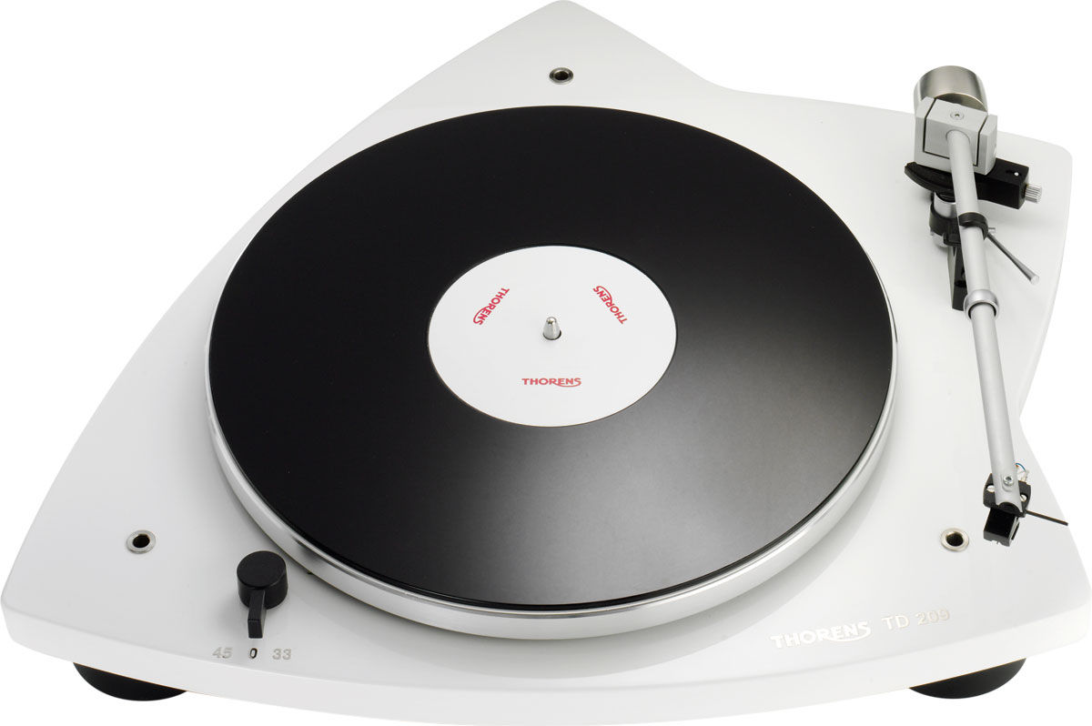 Platines vinyle hi-fi Thorens TD209 Blanc Laqué