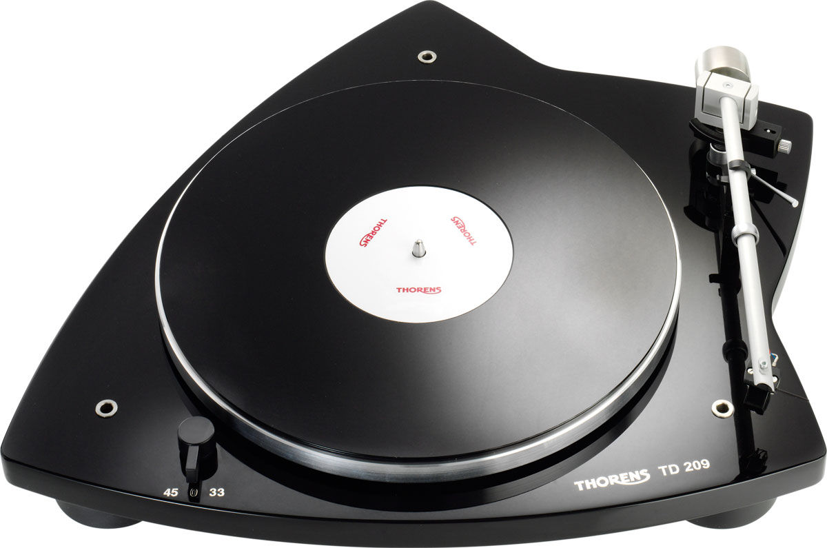 Platines vinyle hi-fi Thorens TD209 Noir Laqué