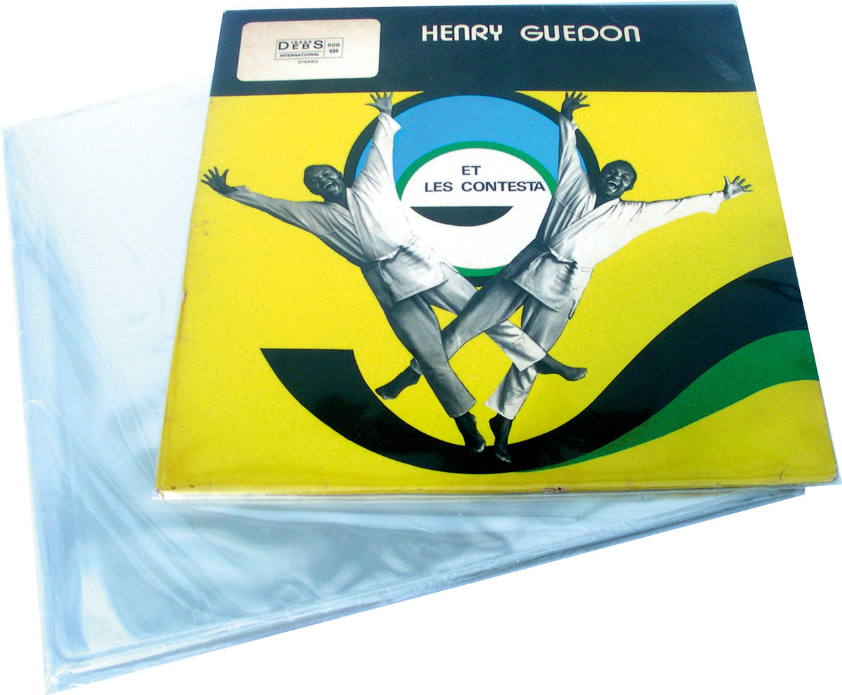 Pochettes vinyle PG Plastique Lot de 200 pochettes extérieures 33T (100 microns)