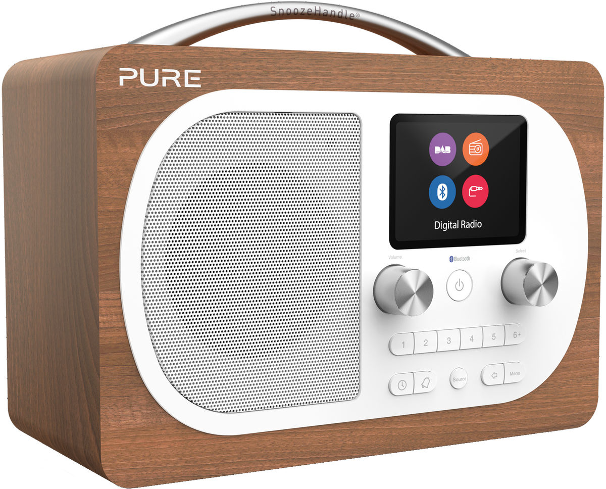 Radio-réveil Pure Evoke H4 Noyer