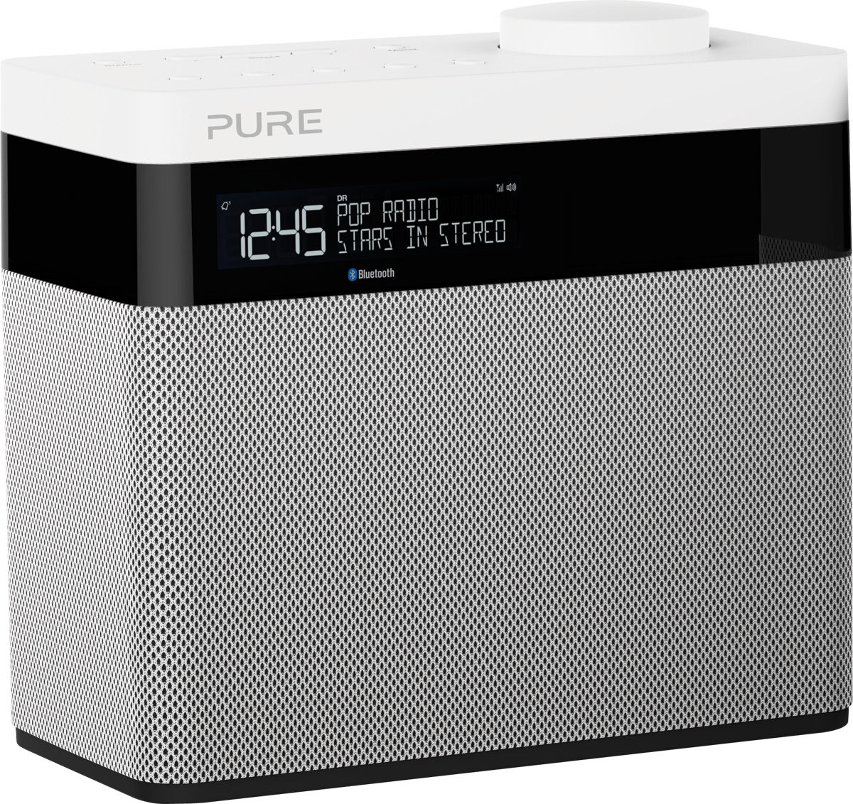 Radio-réveil Pure Pop Maxi Bluetooth Silver