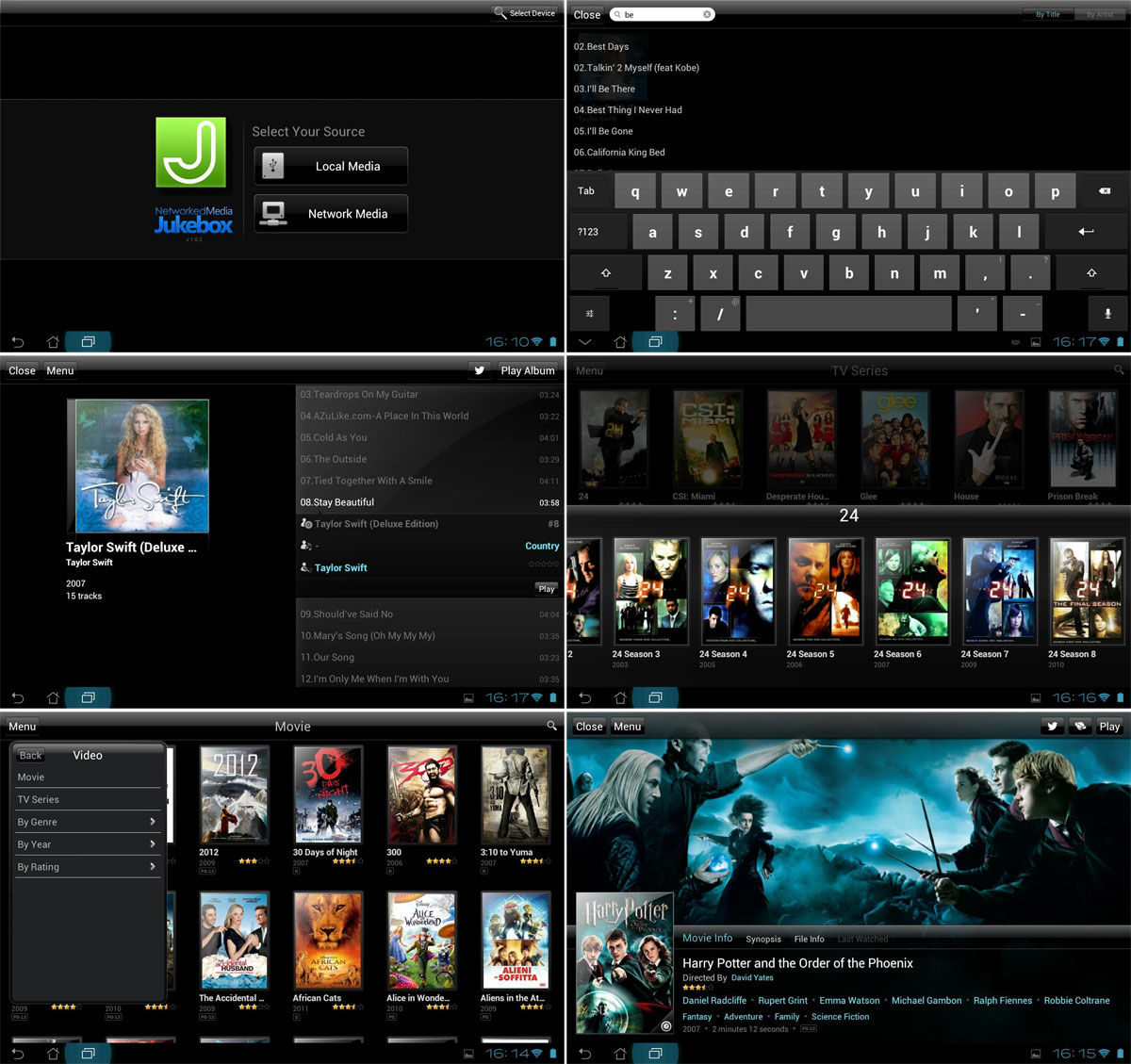 Popcorn Hour A410M Serveurs audio sur