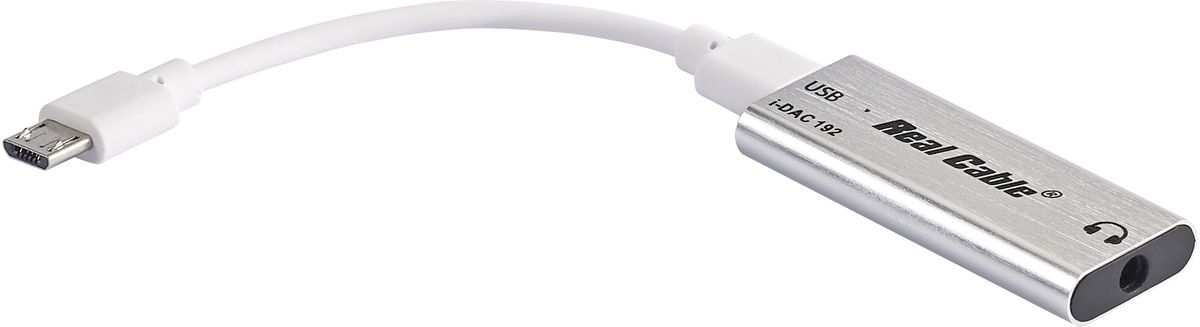 DAC Audio USB Real Cable i-Dac 192 Silver