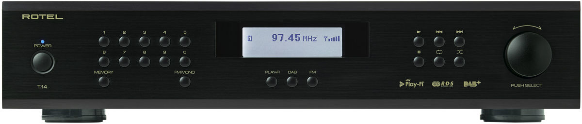 Lecteurs réseau audio Rotel T-14 Noir