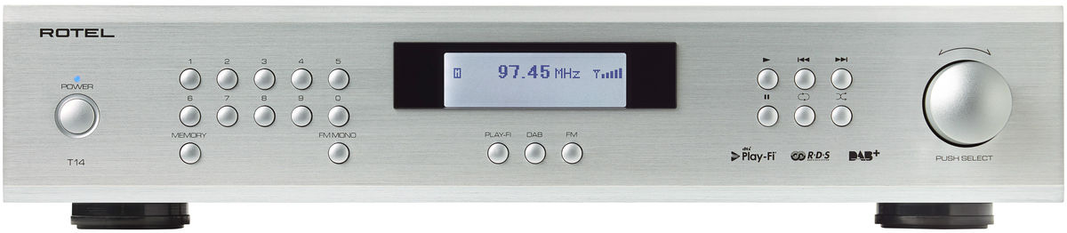 Lecteurs réseau audio Rotel T-14 Silver