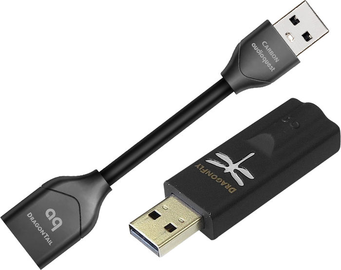 DAC Audio USB Audioquest DragonFly Black + DragonTail
