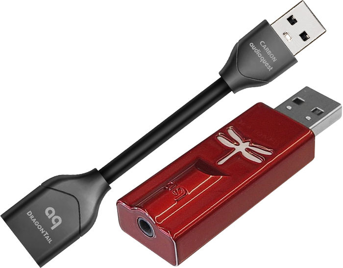 DAC Audio USB Audioquest DragonFly Red + DragonTail