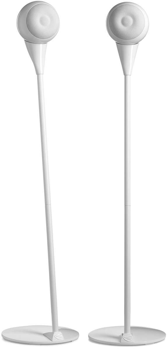 Pieds d'enceintes Cabasse Paire de pieds pour Eole 2 Eole 3 Blanc et Eole 4 blanc