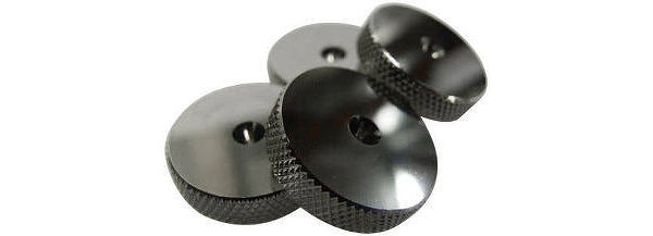 Accessoires enceintes Atacama Spike Shoes Large Silver (lot de 4)