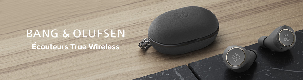 Écouteurs Bang & Olufsen 3rd Gen Beoplay E8 - Bluetooth, USB-C, Noir, Occasion Fonctionnel
