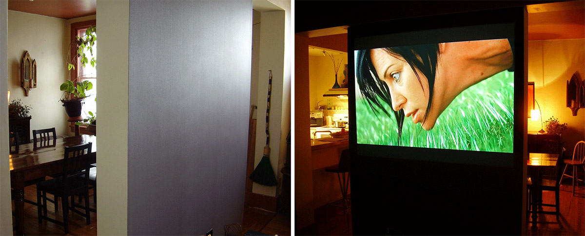 Mur peint avec la peinture Goo 2.0 High Contrast